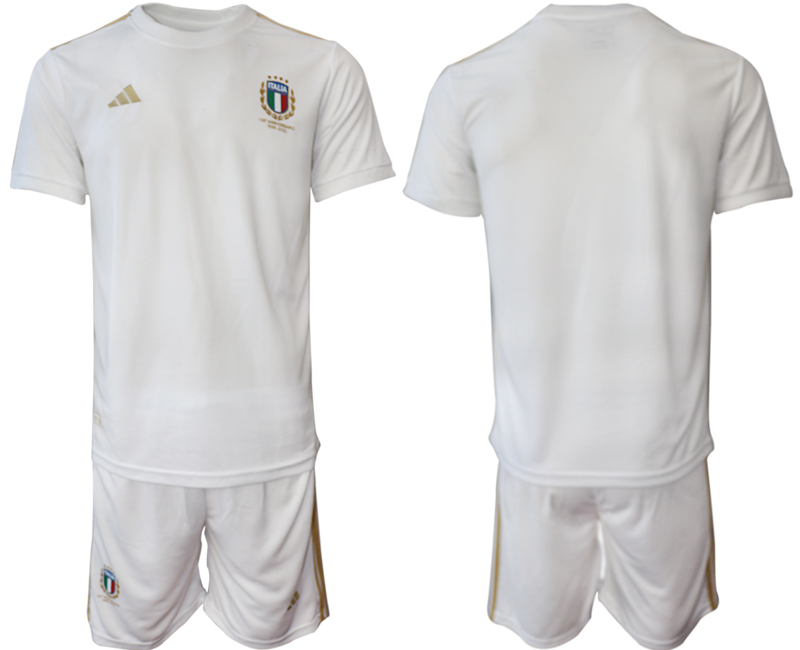 Men 2023-2024 Italy 2023 Adidas 125th Anniversary Kit soccer jersey->italy jersey->Soccer Country Jersey